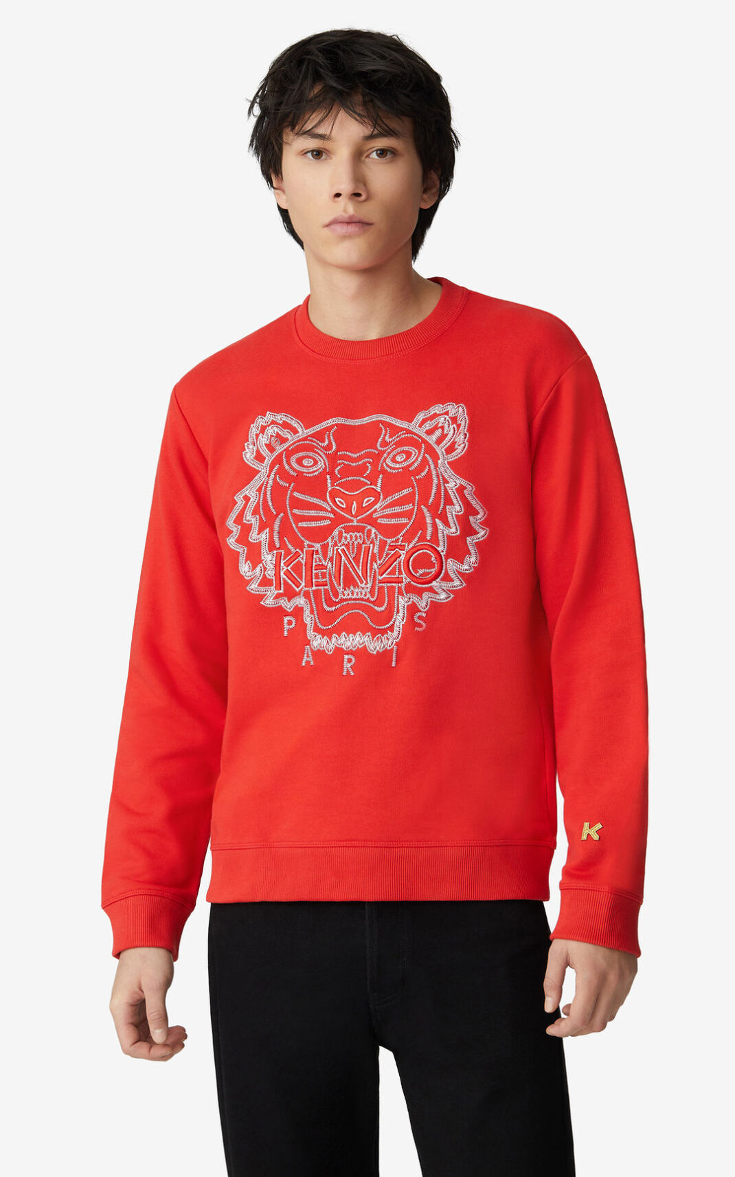 Kenzo Tiger Moška Puloverji Rdeča SI-7780923